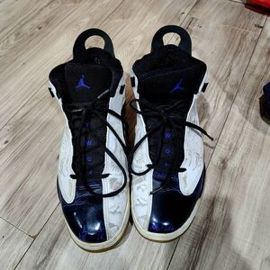 Air Jordan Black and White Sneakers